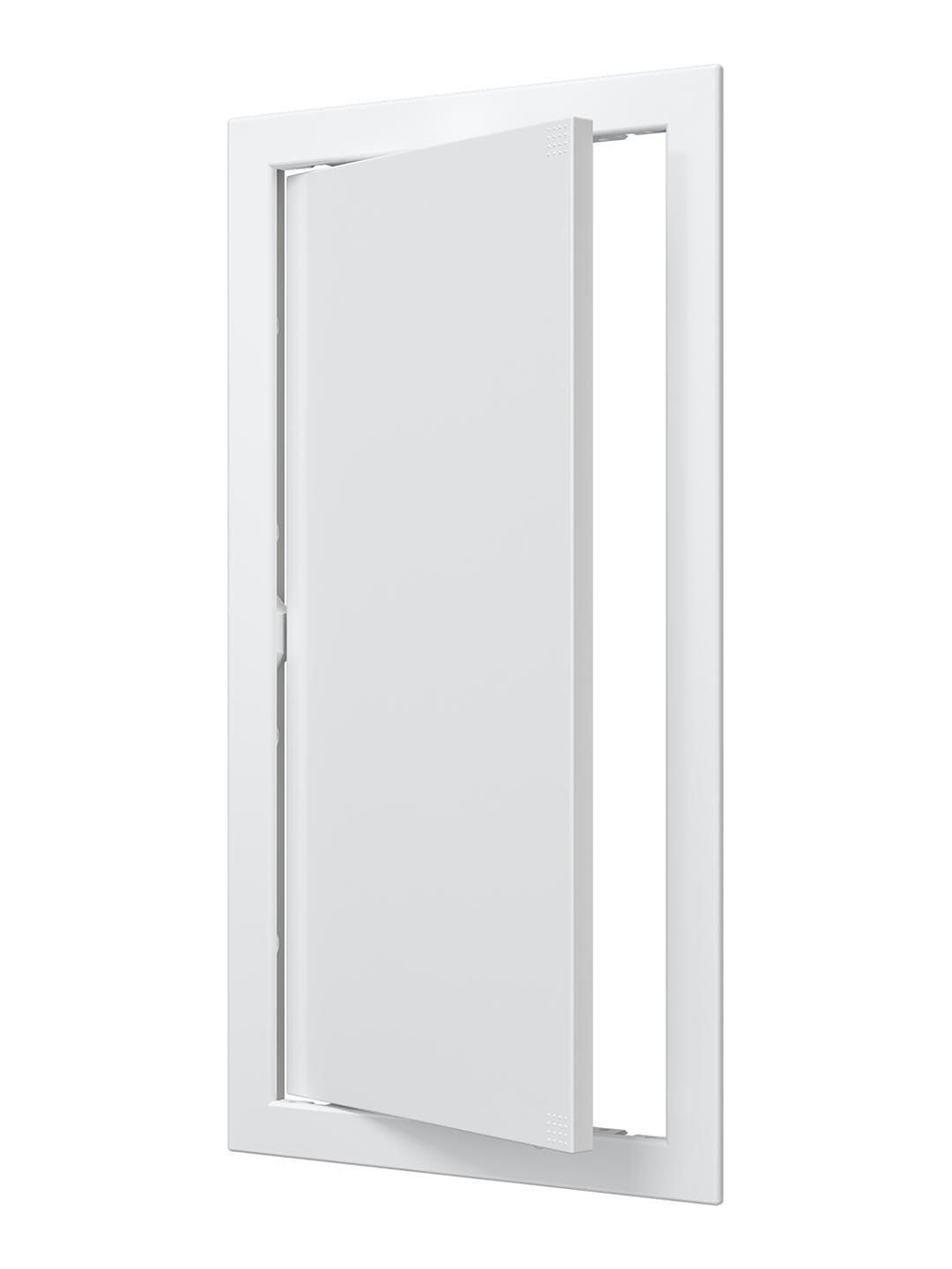 Люк ревизионный Л фланец 196х396 нажимной 218х418 пластик EVECS