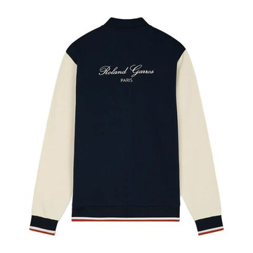 Мужская теннисная кофта Roland Garros Teddy Heritage - navy blue