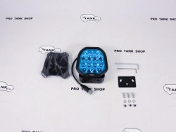 Фара AURORA ALO-P-R-7-R15Y-AW 7″ 270W c подсветкой корпуса (ДХО) Янтарный + Белый 1 шт.