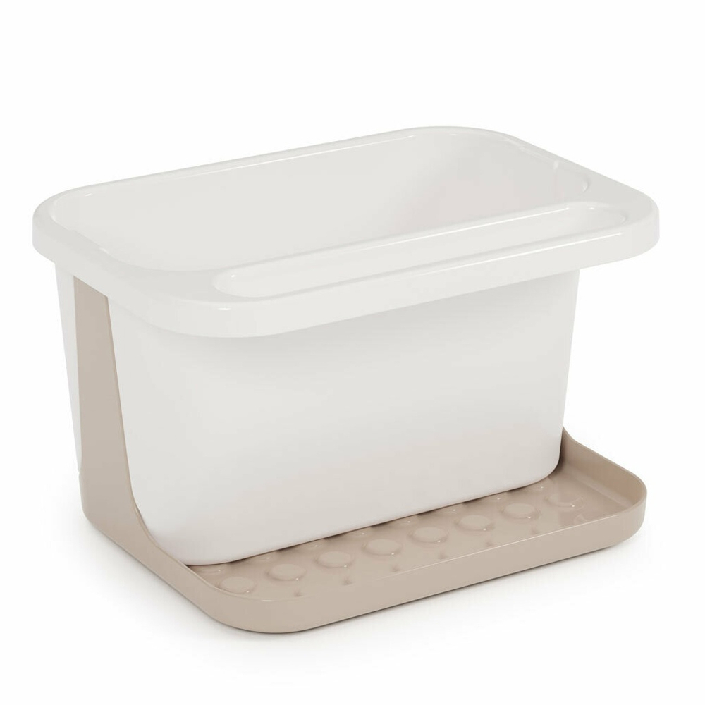 Подставка для моющих средств (бело-бежевый)