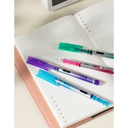 Набор ручек-роллеров Deli EQ300-8C 8 цветов, 0,5мм