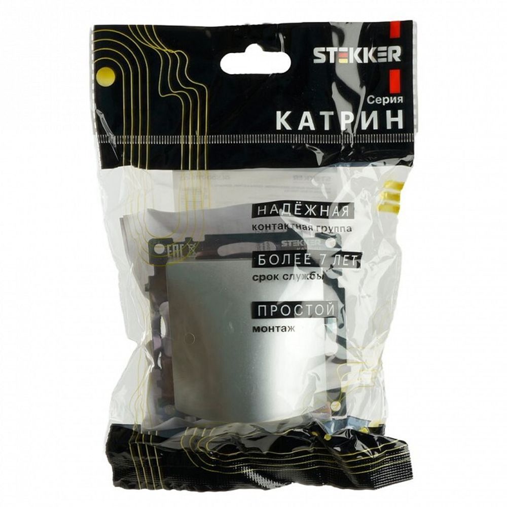 Розетка для вывод кабеля без рамки Stekker Катрин 49465