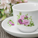 Чайная пара 250мл форма Тюльпан Маркиза