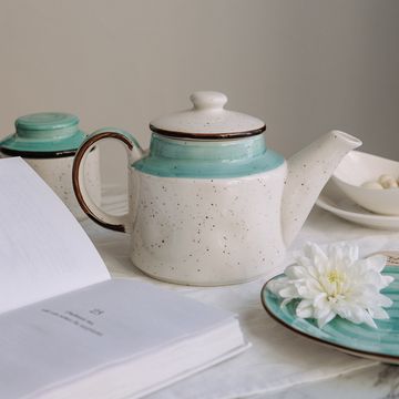 Чайник Aqua 1 л, ручная работа, фарфор