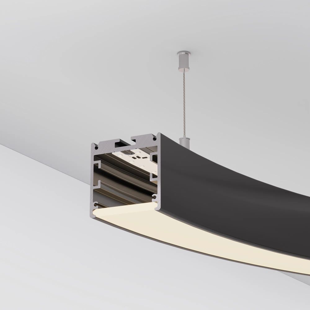 Профиль SL-ARC-3535-D800-A90 SILVER (630мм, дуга 1 из 4) (Arlight, Алюминий) 027637