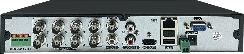 PX-XVR-CT8N1-S (BV) гибридный 5 в 1 видеорегистратор, 8 каналов 5M-N*6к/с, 1HDD, H.265