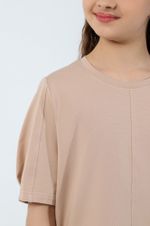 Фуфайка (футболка) для девочки Гретта-4 Виотекс БЕЖЕВЫЙ