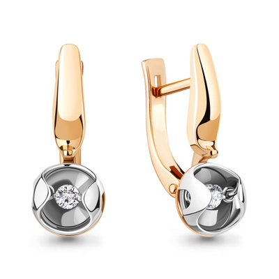 942971к Серьги из Золота с бриллиантами