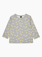 Лонгслив оверсайз Mjölk Солнышки серые