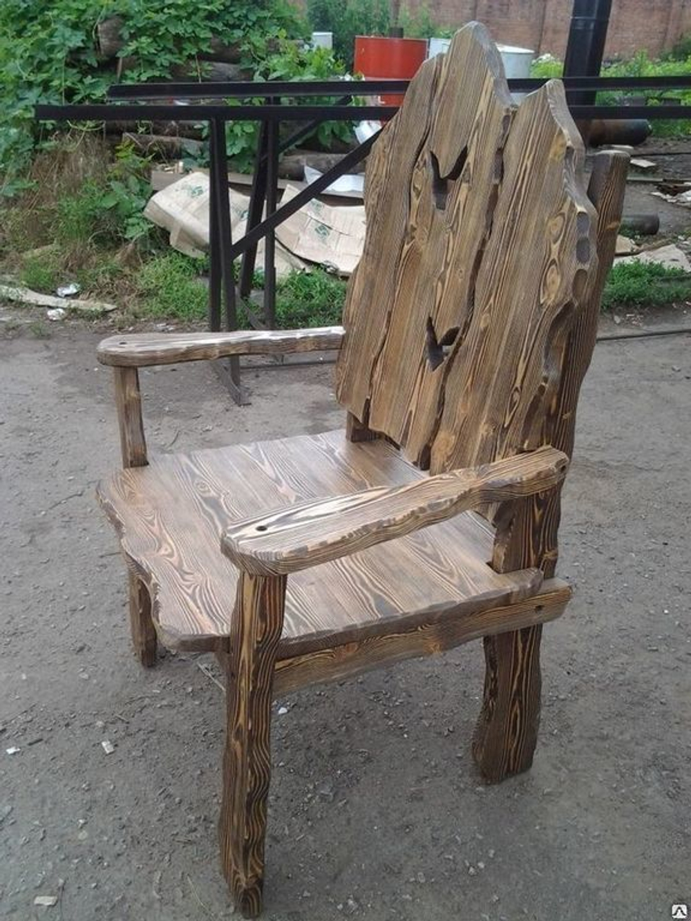 Классический стул из массива лиственницы жесткий