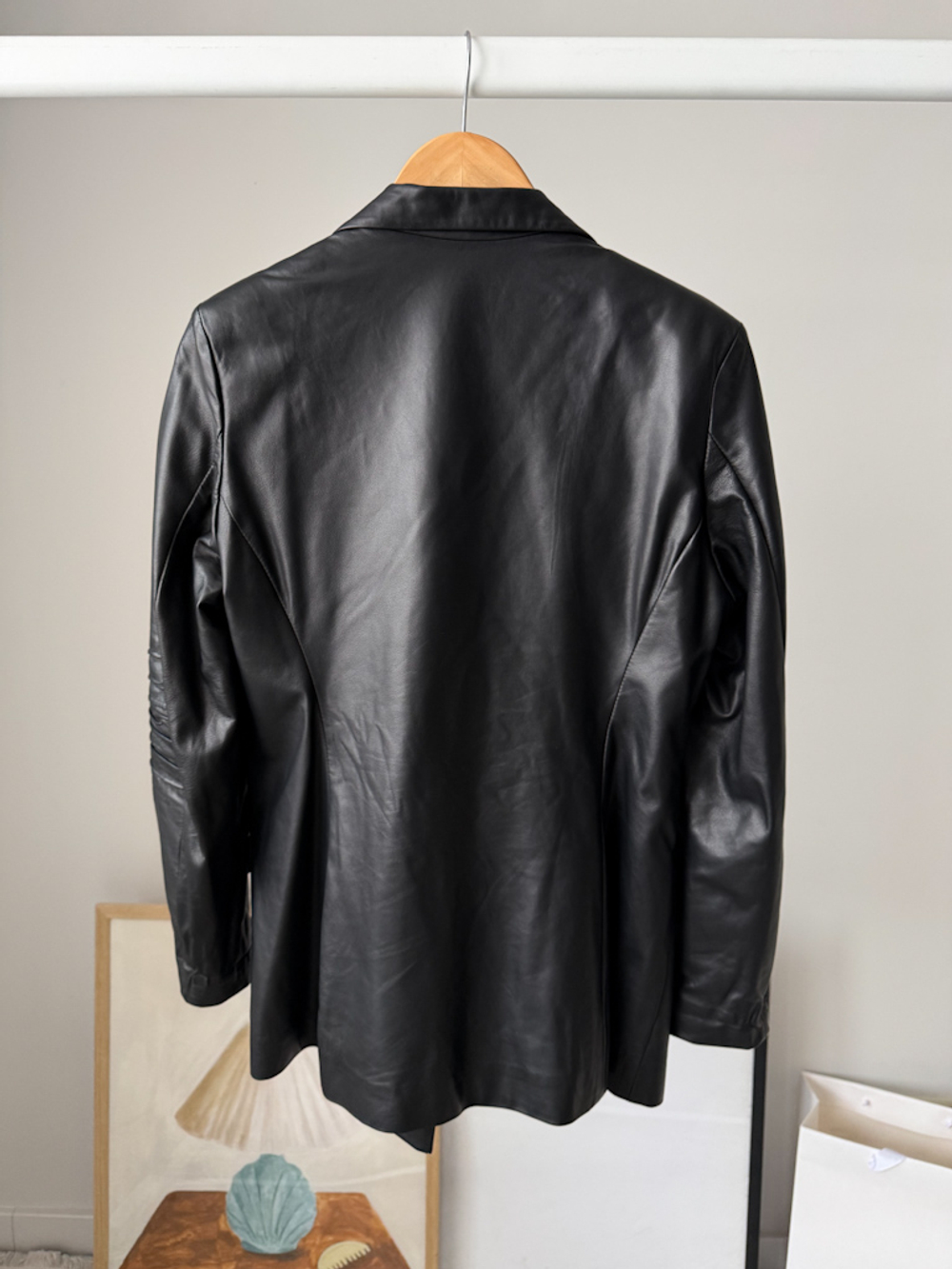 Кожаный жакет, XS