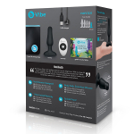 Черный анальный премиум-миниплаг 10см b-Vibe Novice Plug BV-004-BLK