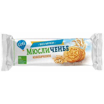 Печенье Мюсличенье Leti  классическое 110 гр