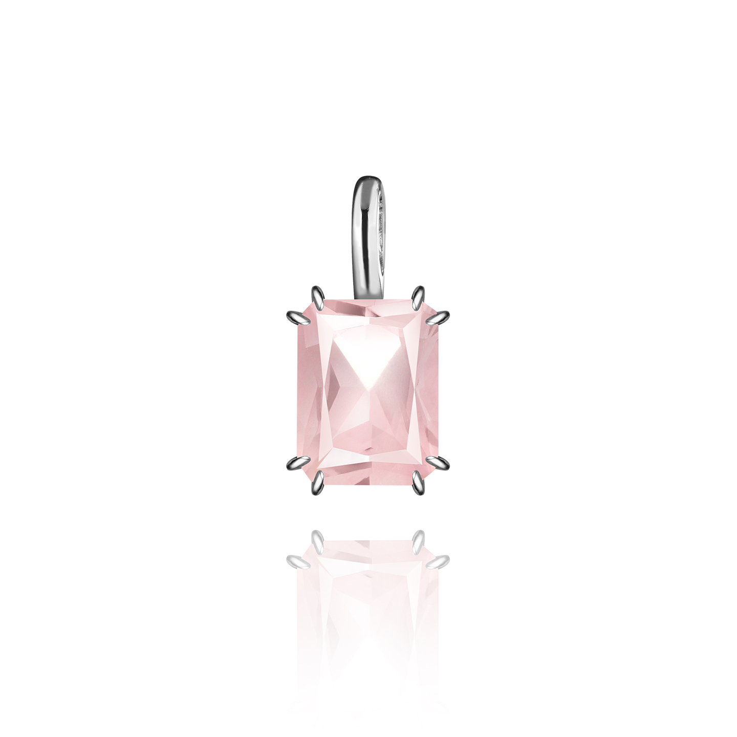 Подвеска Crystal Classic с розовым кварцем