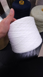 Итальянская бобинная пряжа 100% Хлопок лента Monticolor Spa NIRVANA 340 м/100 гр