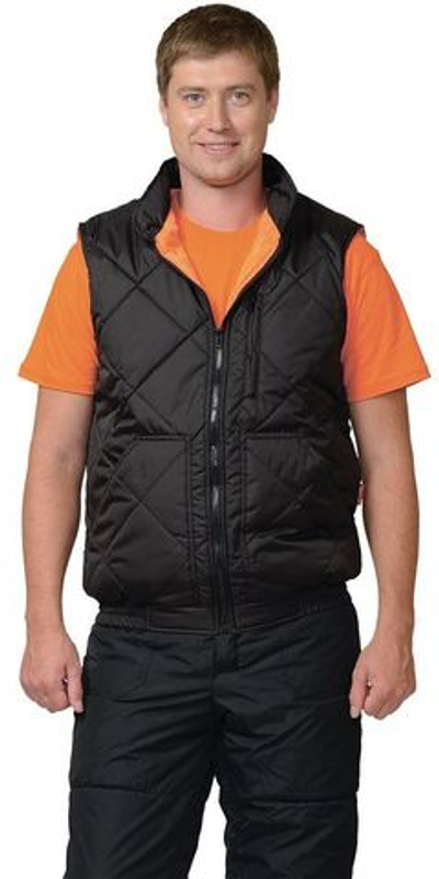 Жилет  черный утепленный