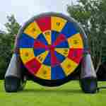 Надувной дартс «Цветной» на подкачке, диаметр 3 м, размер 3×2×3,5 м