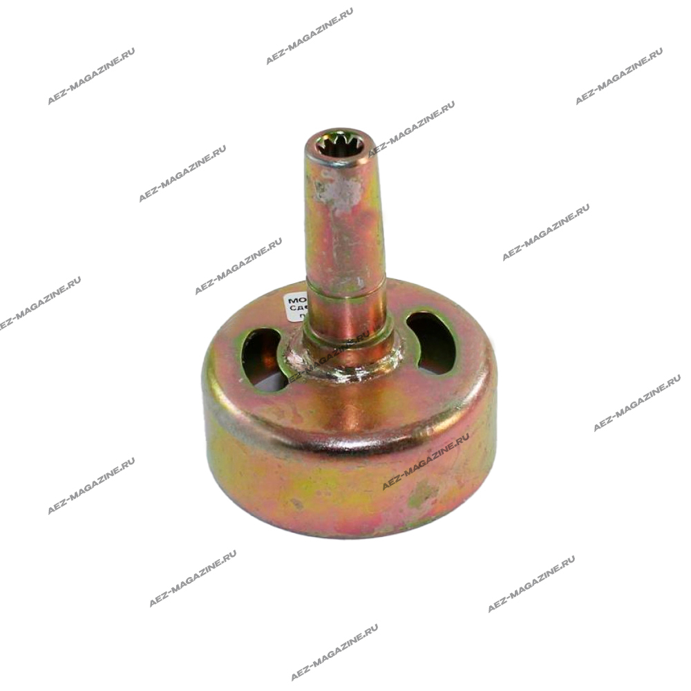 Чашка сцепления китайских бензокос с двигателем 26 см3 под вал 9 зубов, D-58x54,5, H-69, юбка 23мм