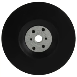 Тарелка опорная гладкая / оправка DEBEVER для фибровых кругов на УШМ 125 мм М14, жесткая