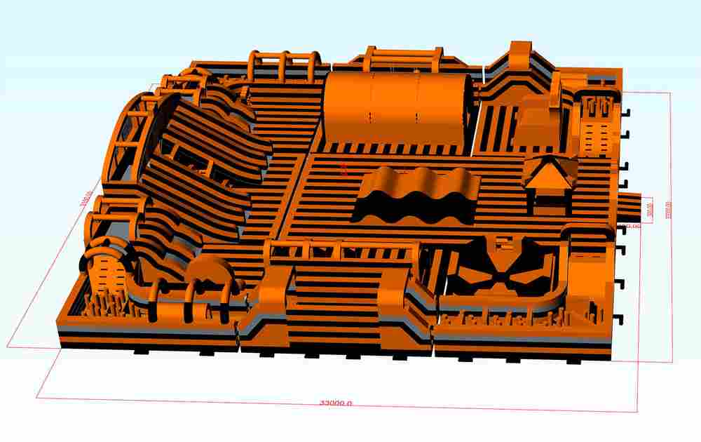 Коммерческий надувной парк «Техноленд», 33*31.5*8 м