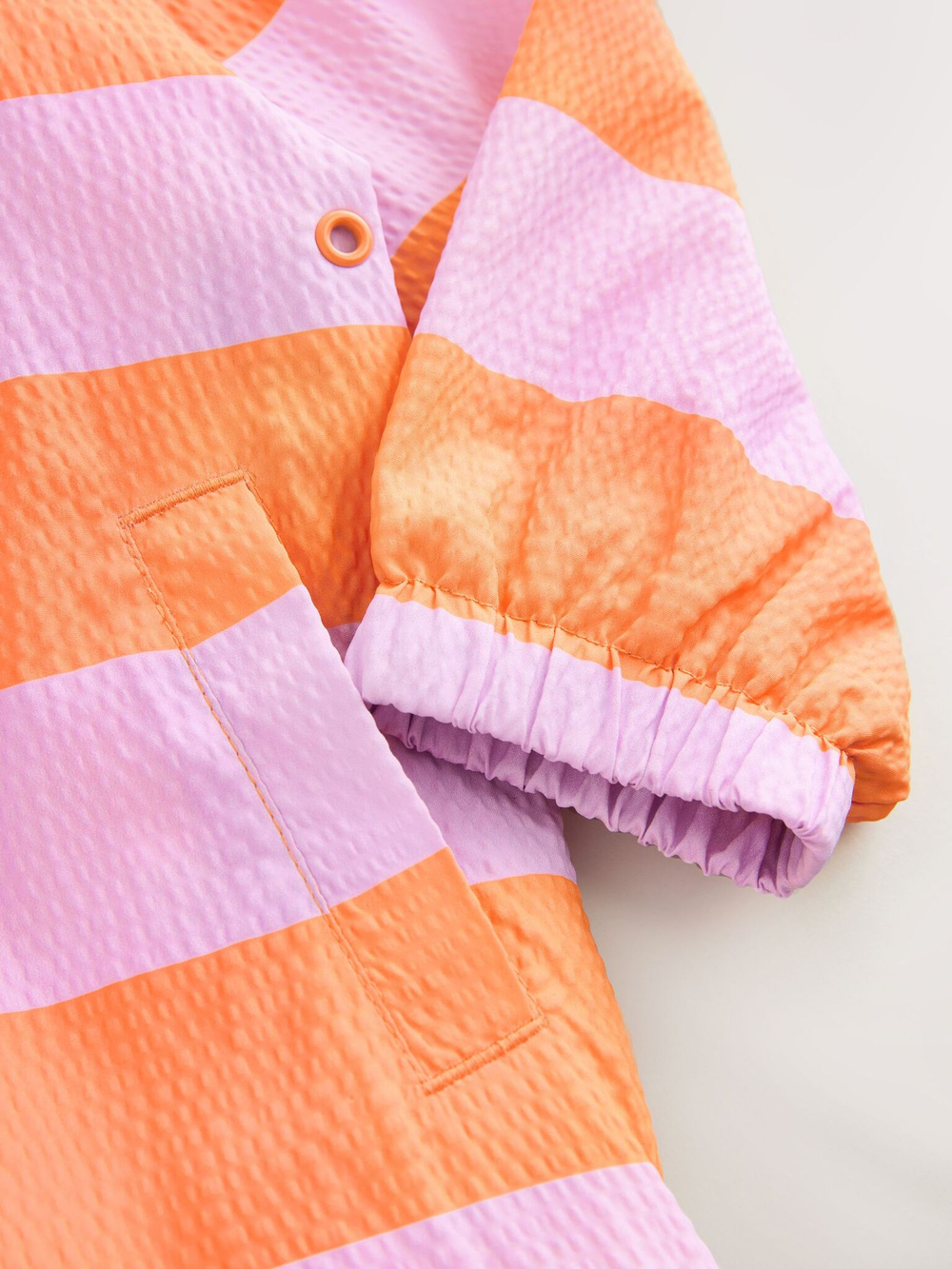 Дождевик с хлопковой подкладкой для девочки Next E25-128, Оранжевый, Розовый