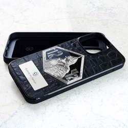 Православный чехол для iPhone Александр Невский - Euphoria HM Premium - натуральная кожа ювелирный сплав.