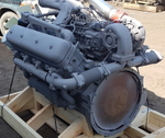 Двигатель ЯМЗ-7511.10 сборка вид с маховика