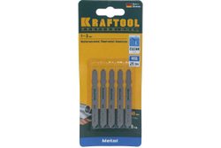 Пилки KRAFTOOL для эл/лобзика, HSS, по металлу, 1.5-2 мм, EU-хвост., шаг 1.2 мм, 50 мм, 5 шт 159551-1.2-S5
