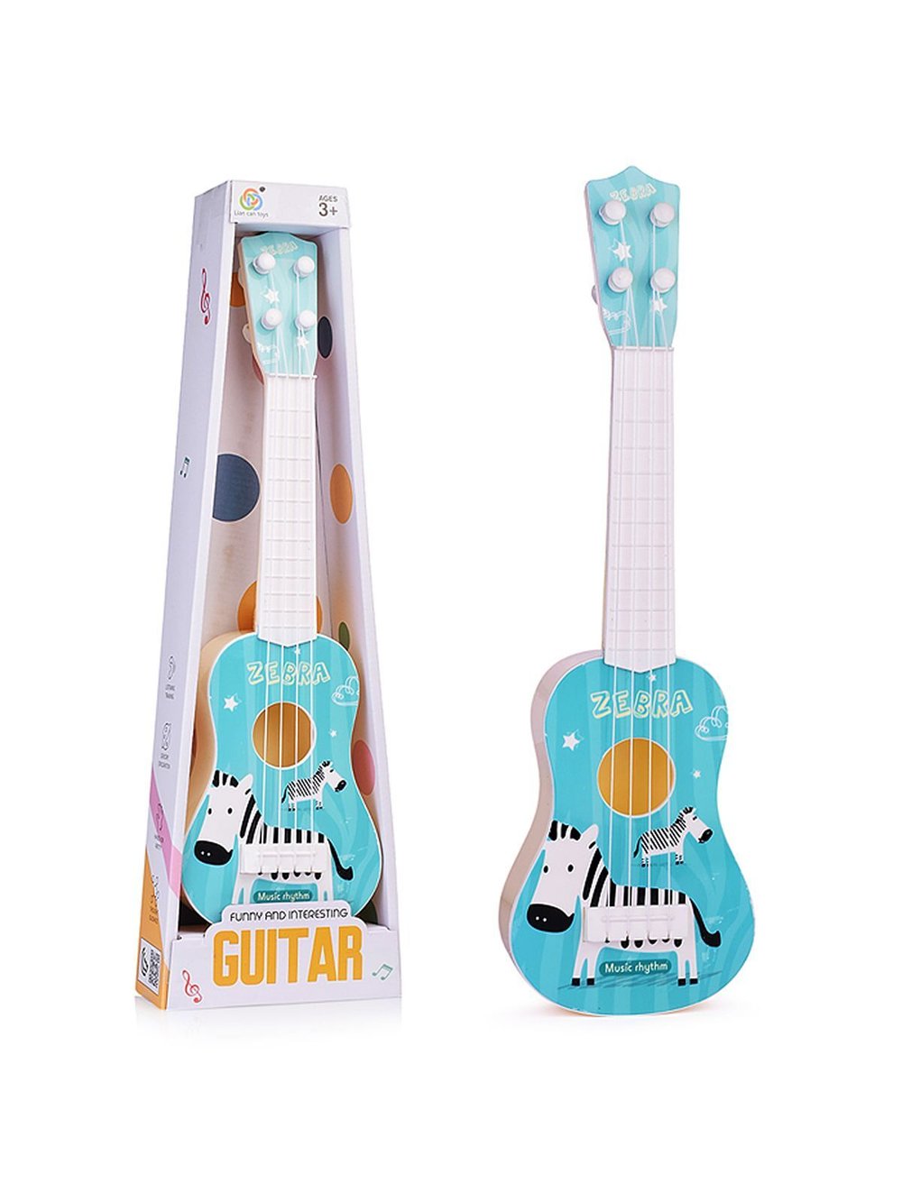 Игрушка музыкальная Гитара Зебра