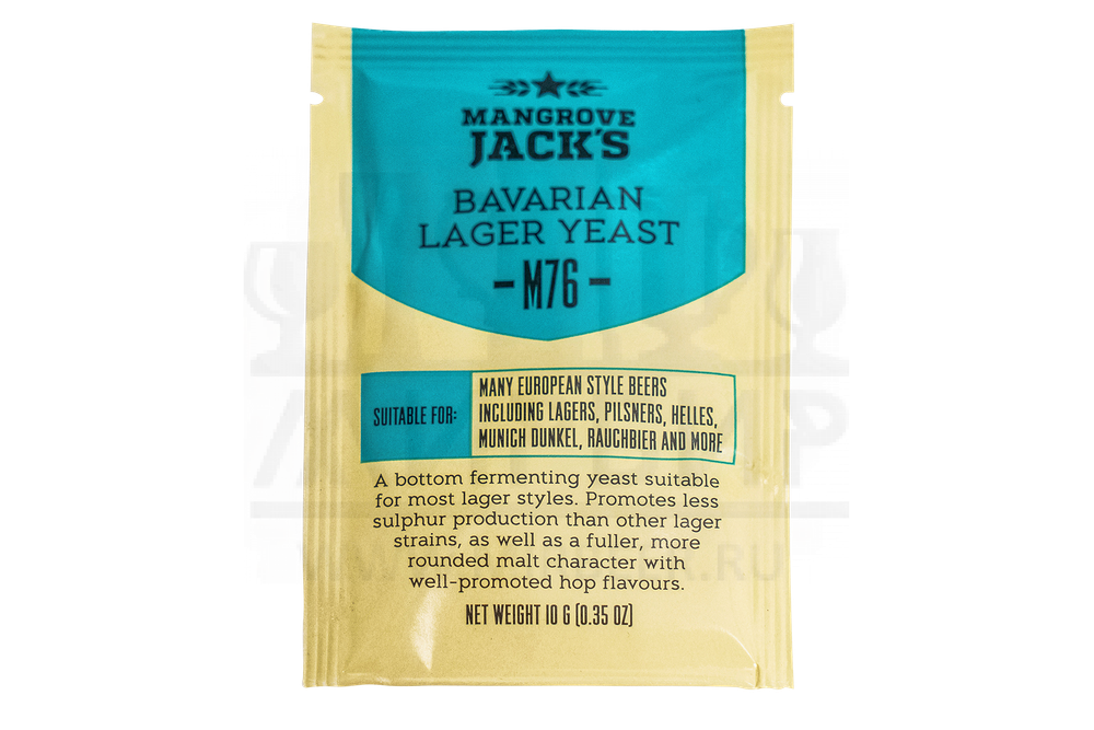Пивные дрожжи Mangrove Jack's "Bavarian Lager M76", 10 г