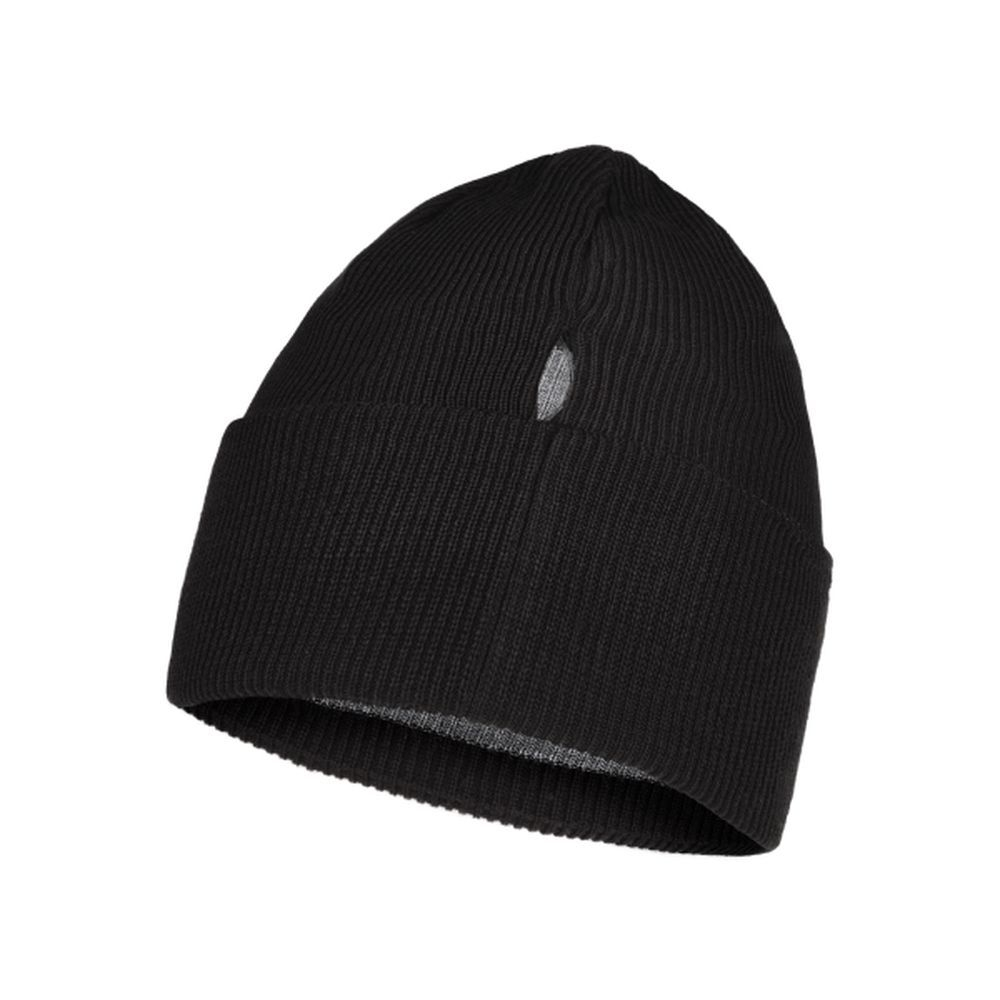 Шапка Buff Crossknit Hat Solid Black (US:One size) 126483.999.10.00