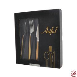 Набор столовых приборов Artful Kosk Gold 24 пр.
