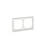 Рамка на 2 поста, KANT, белый песок