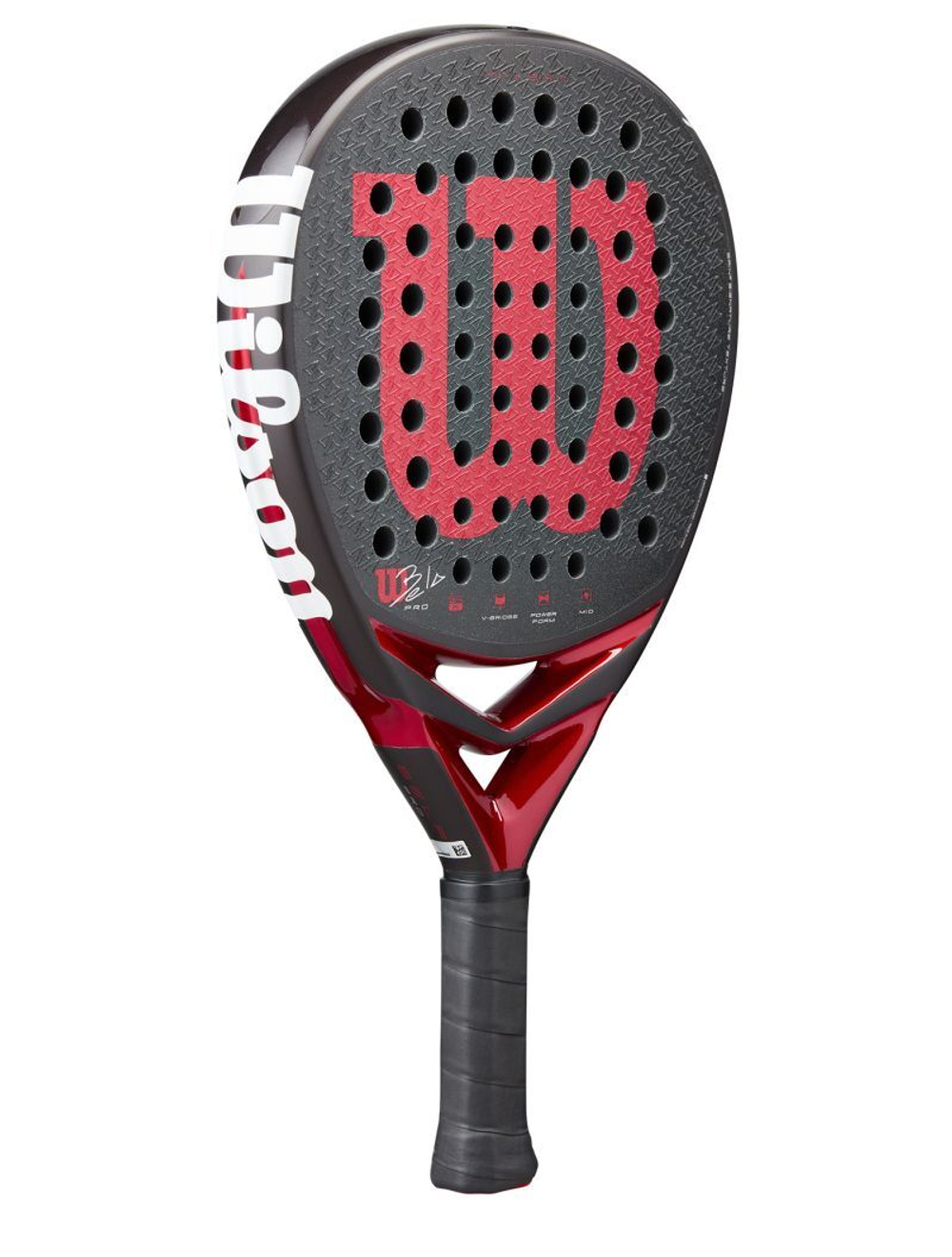 Ракетка для Padel Wilson Bela Pro V3 Padel - black/red