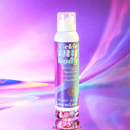 Массажная хрустящая пенка TICKLE MY BODY Вишневый цветок 150мл