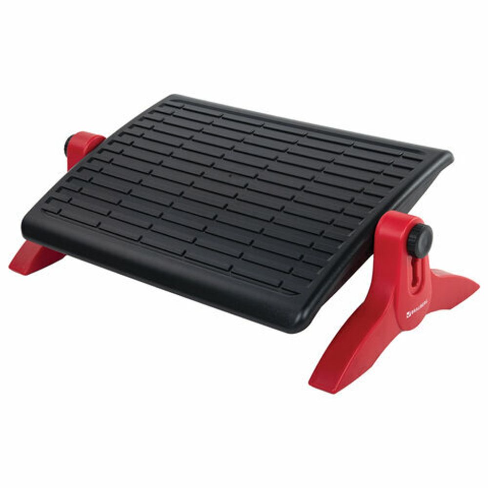 Подставка для ног BRAUBERG офисная, 45х32 см, регулируемые высота и угол наклона, черная, 531489