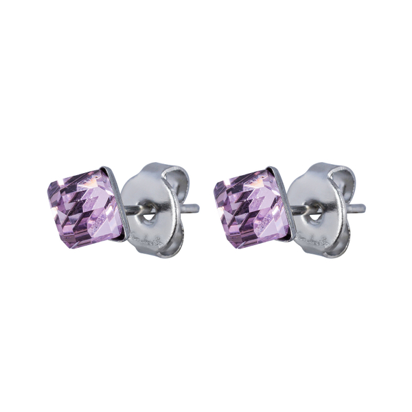 Серьги пусеты Fiore Luna  Pink SWE2127/1 P S