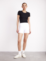 Велосипедки Bella Mini Shorts in White