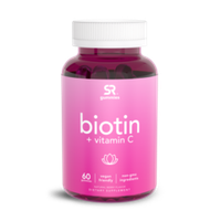 Sports Research, Biotin + Vitamin C 5000 mcg, Биотин с витамином C 5000 мкг, 60 жевательных капсул