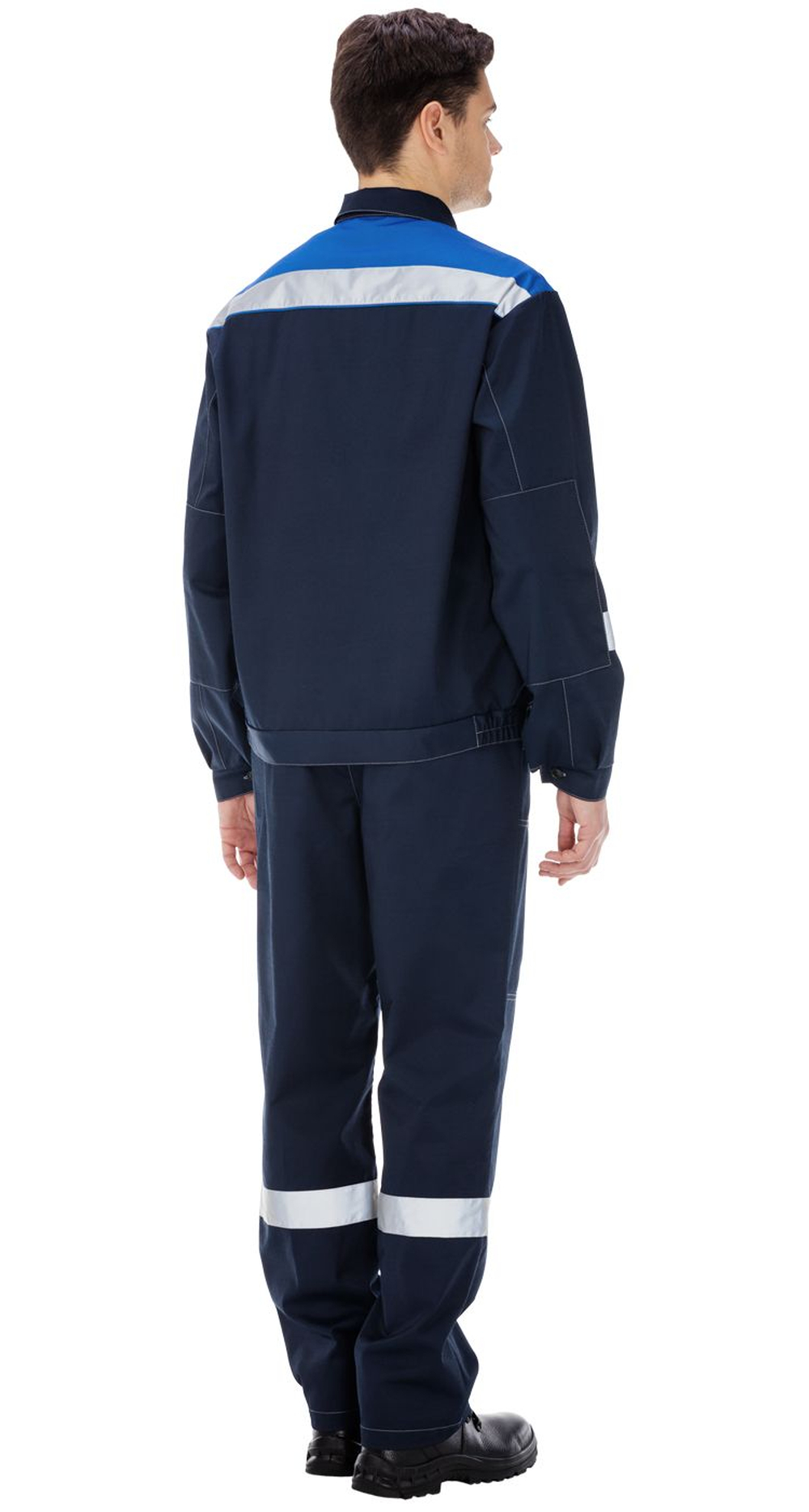 Костюм мужской рабочий "Тимбер-МПТ" РФ синий-василек с ПК - ПОД ЗАКАЗ