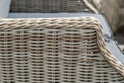 "Неаполь" обеденная группа плетеная из искусственного ротанга, цвет бежевый