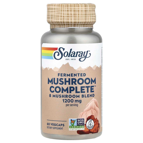 Solaray, Fermented Mushroom Complete™, 60 растительных капсул