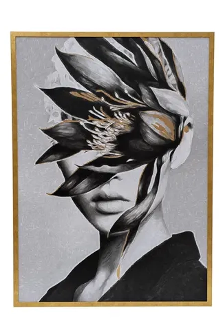 Картина Garda Decor 89VOR-GIRL FLOWER-1