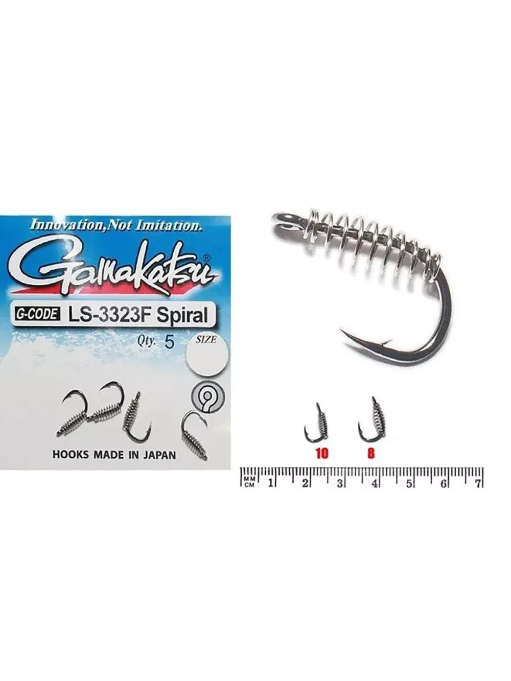 Крючок рыболовный LS-3323F SPIRAL №04 ( 2 упк по 5шт)