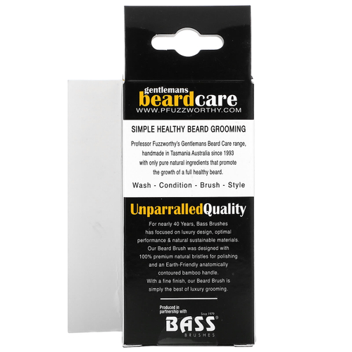 Professor Fuzzworthy's, Gentlemans Beard Brush, 100% натуральная щетина кабана, 1 шт.