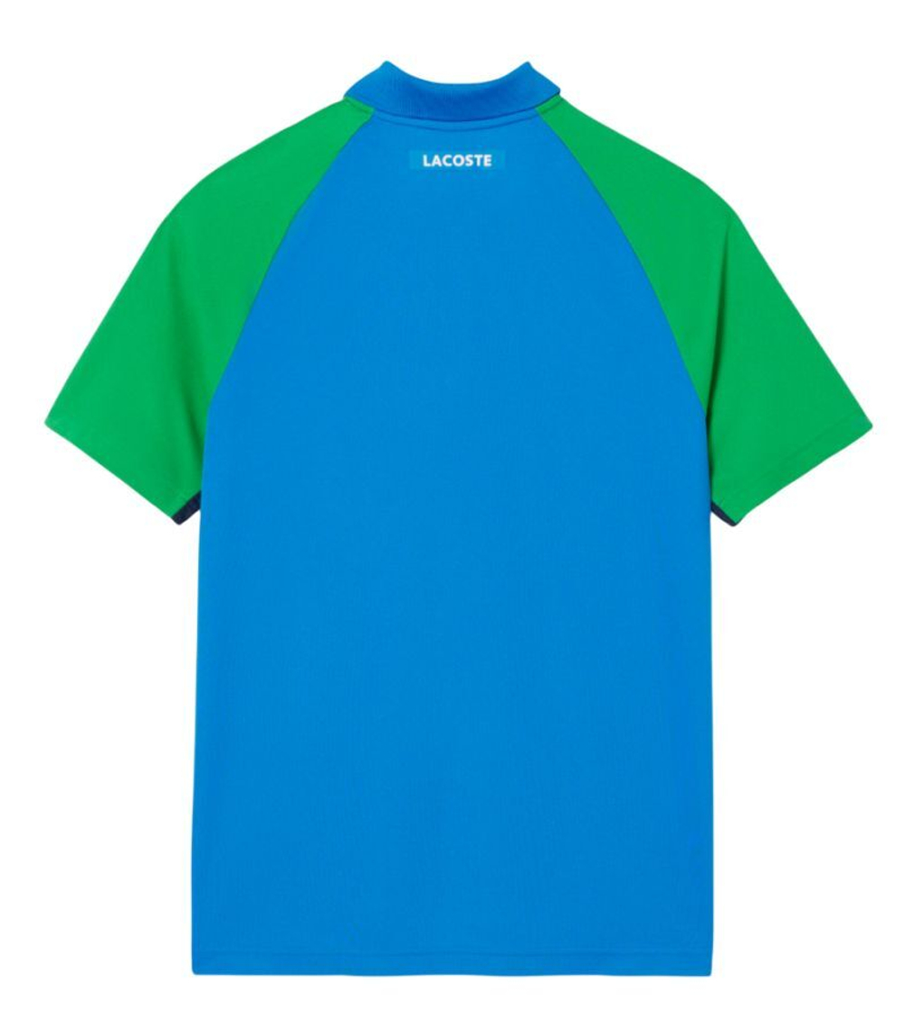 Теннисное поло Lacoste Ultra Dry Colorblock Tennis