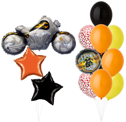 Набор шаров для него, Байкер | 0121