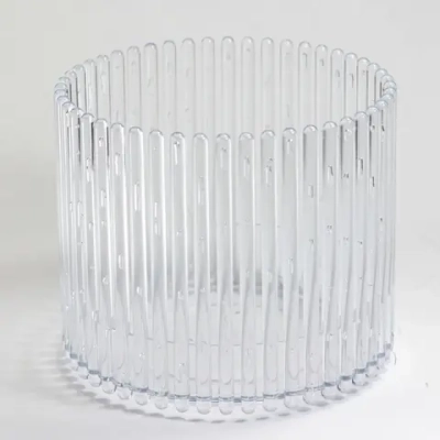 Кашпо для цветов пластиковое 1,8л d-14см «Южное» прозрачный