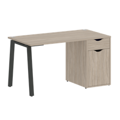 Home Office Стол письменный VR.SP-3-138.1.A Дуб Аттик/Металл Антрацит 1380*720*750