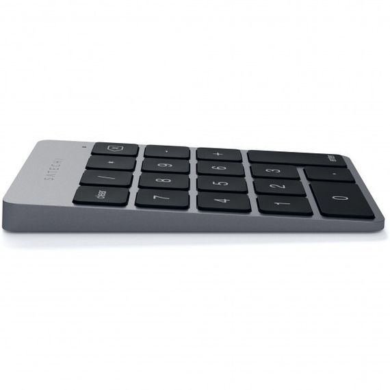 Беспроводная клавиатура Satechi Slim Rechargeable Aluminum Bluetooth Keypad темно-серая ST-SALKPM